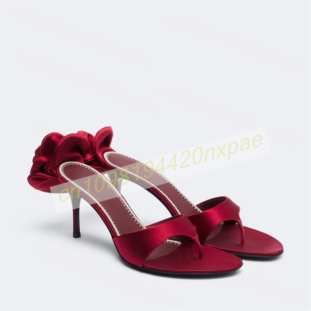 Sandali da donna rosso in raso - Slip Dress Satin recensione e prezzo