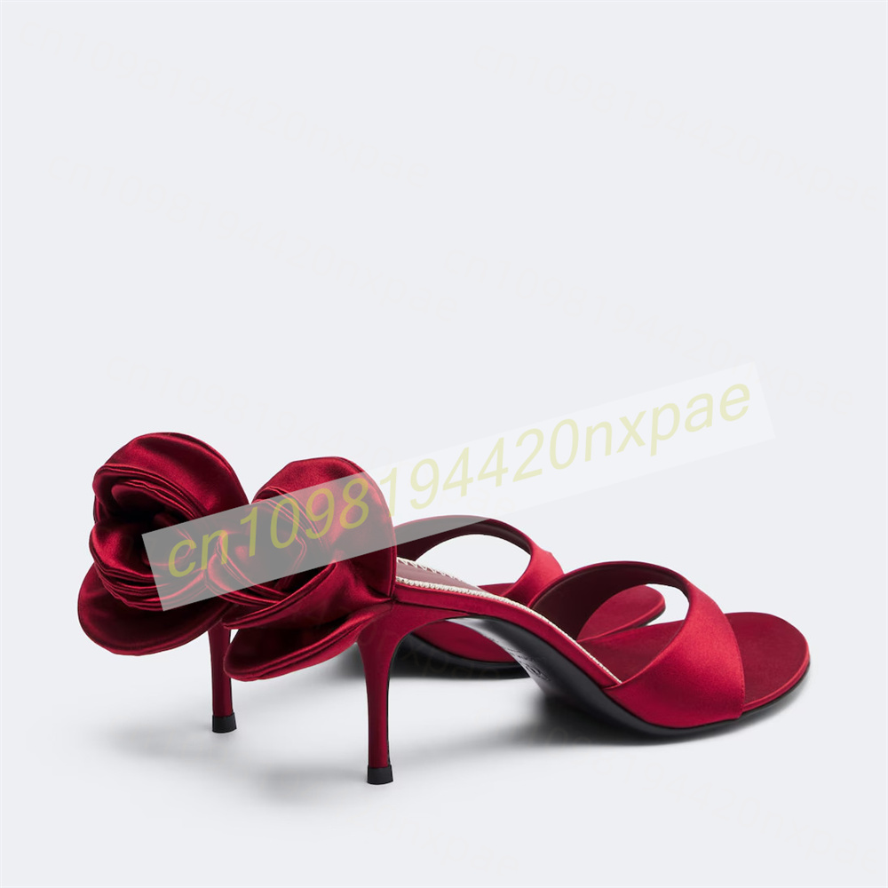 Sandali da donna rosso in raso - Slip Dress Satin recensione e prezzo